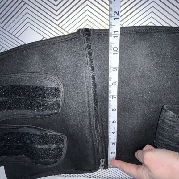 Women's Double Belt Waist Trainer Size XXL Black EUC - Picture 4 of 9